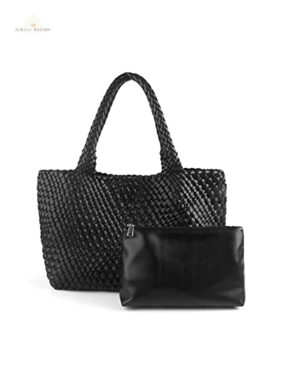 Handmade Woven Vegan Leather Hobo Tote Bag Satchel for Women Travel Shoulder Bag